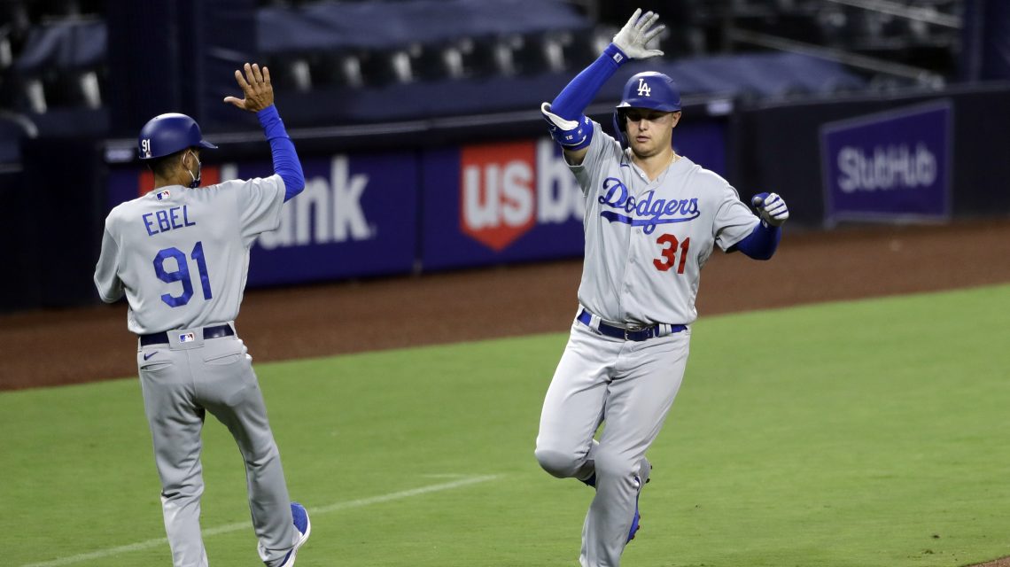 Pederson homers twice to lead Dodgers over Padres, 7-6