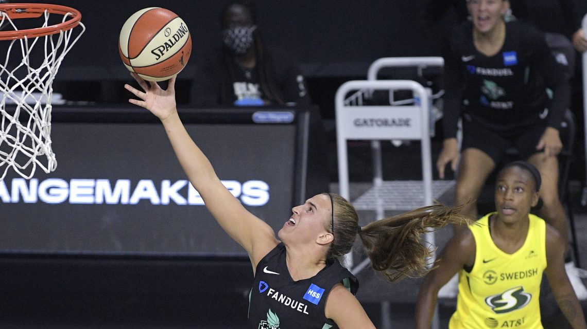 Liberty rookie Sabrina Ionescu has Grade 3 left ankle sprain