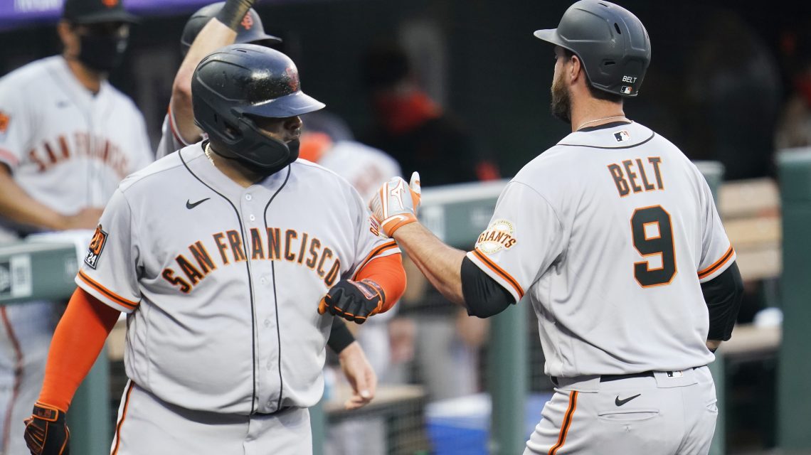 Belt’s 3-run homer lifts Giants over Rockies 4-3