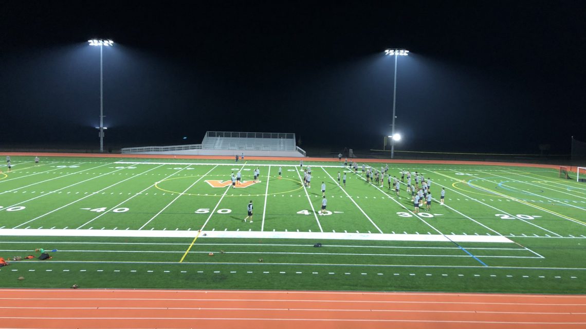 Wayland wins first home game at new football field BVM Sports