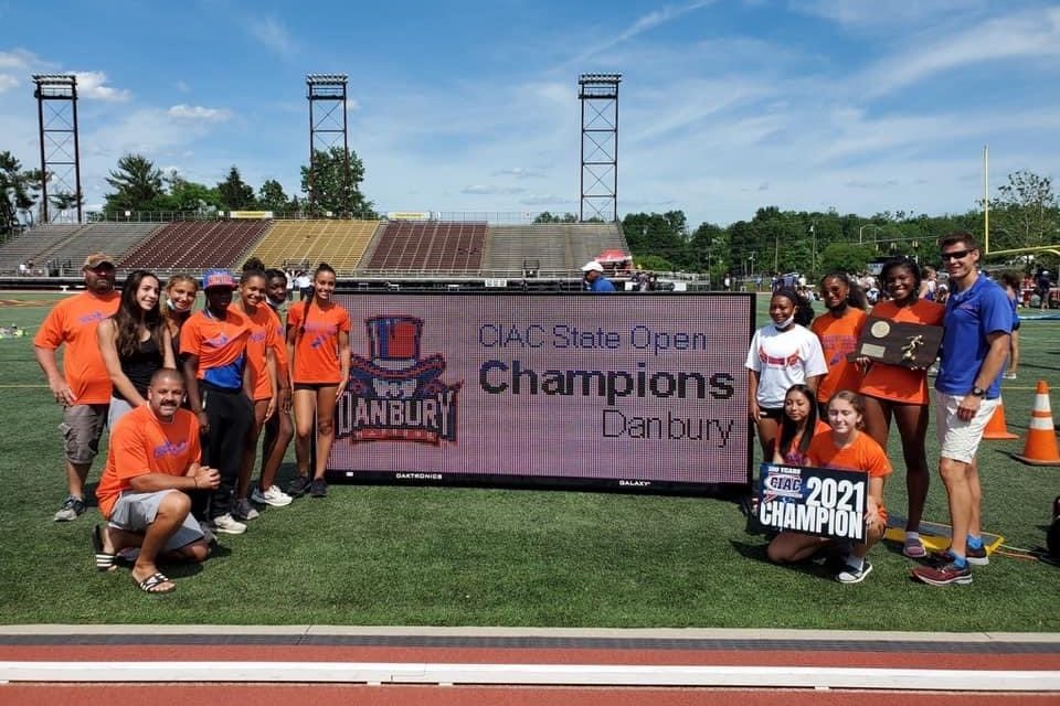 Danbury HS girls track and field wins CIAC State Open Championships