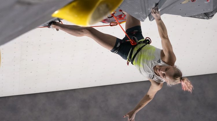 Garnbret keeps her focus on the wall at Tokyo Games
