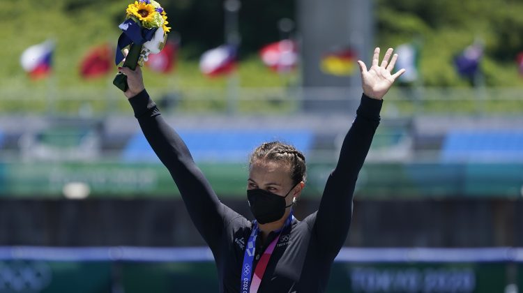 New Zealand’s Carrington wins two kayak sprint gold