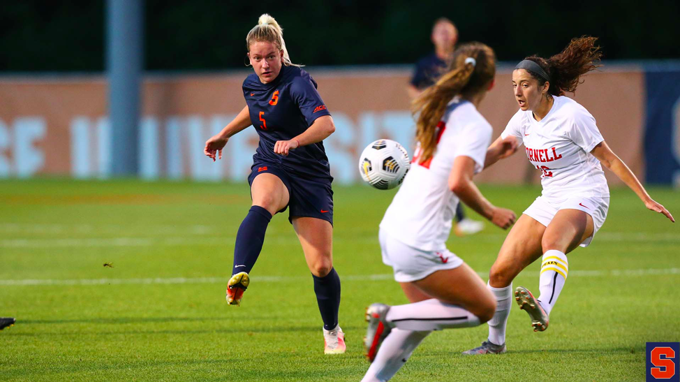 Syracuse women's soccer player Alina Miagkova shoots for pros BVM Sports