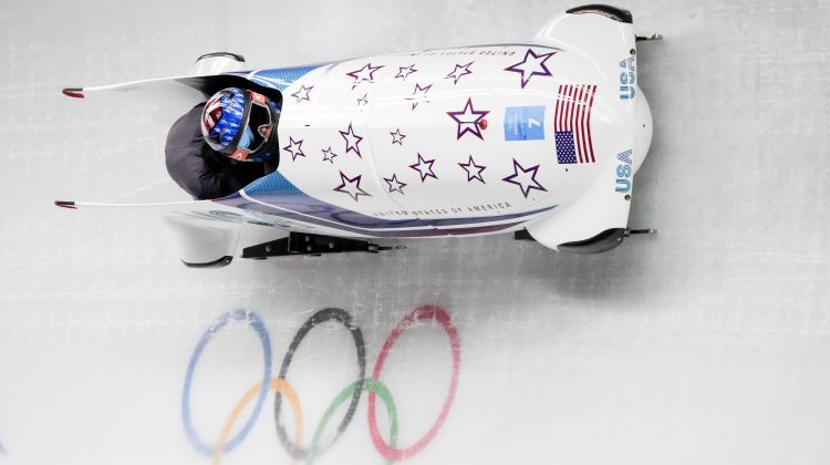 Germany leads in women’s Olympic bobsled, USA in 3rd
