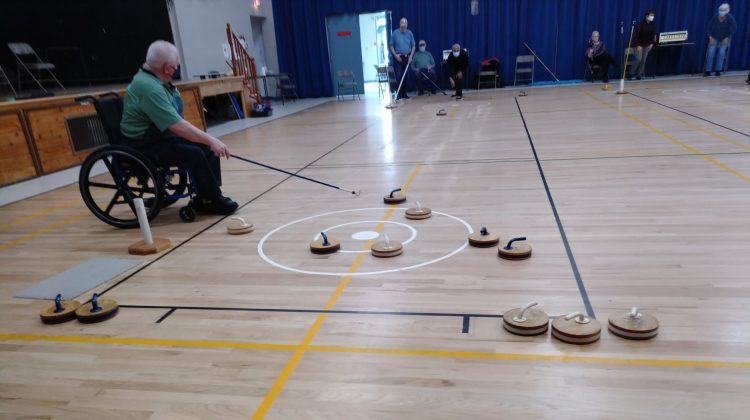 Seniors are staying active with the Nanoose Bay floor curling club
