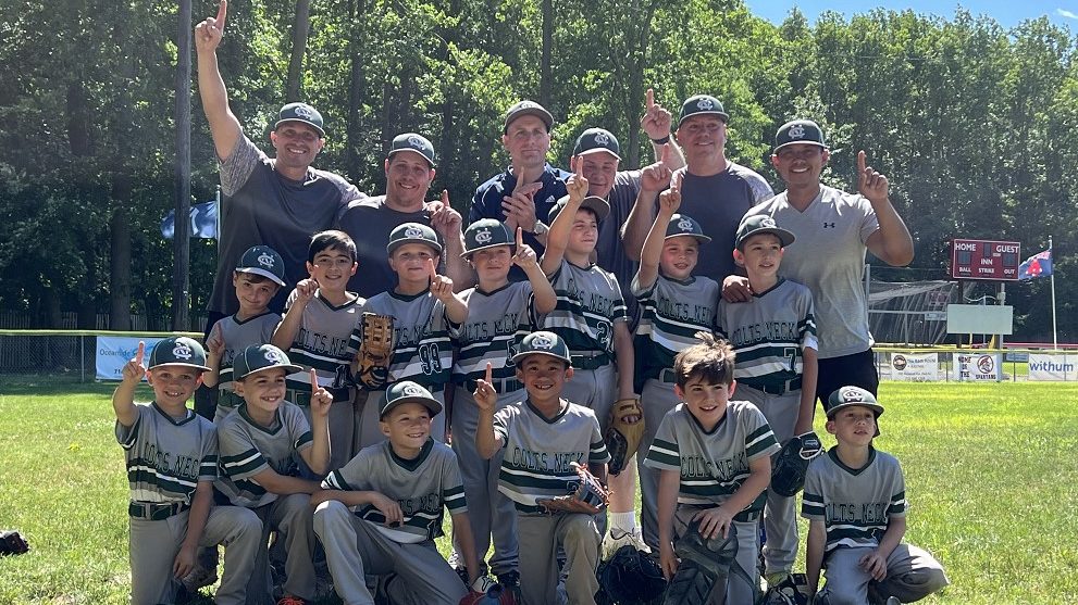 8U Colts Neck Cougars baseball team wins season championship BVM Sports