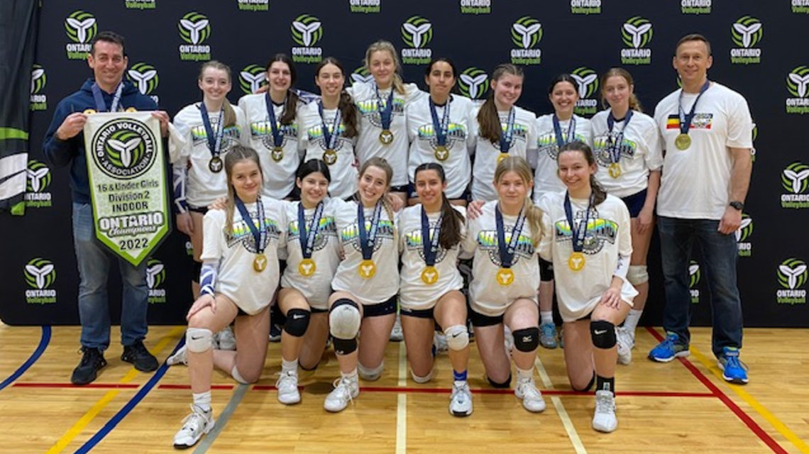 Hamilton's Smash Raiders Volleyball U16 Vortex team wins first