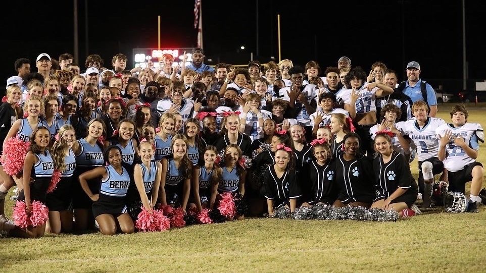 Berry Middle School football team wins 2022 Metro South Championship