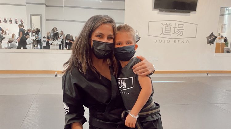 William Wieczorek, 5, earns his Brown Belt in karate