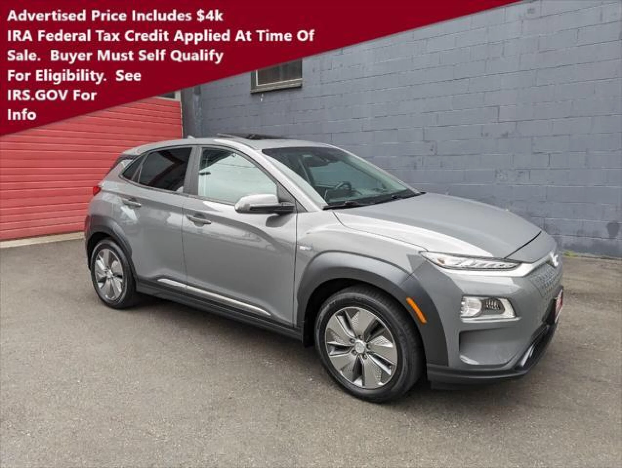 2020 Hyundai Kona EV Ultimate 4dr Crossover