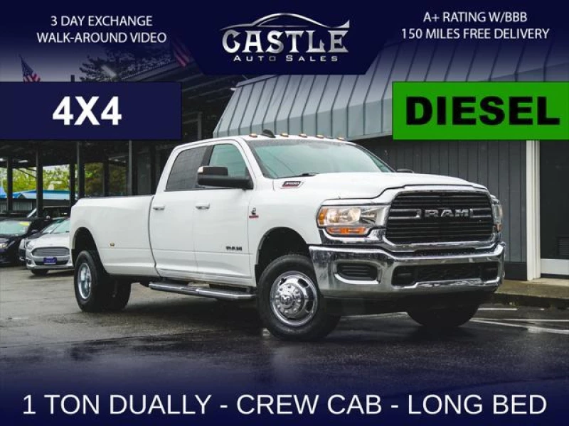 2020 RAM 3500 Big Horn Crew Cab 4x4 8' Box