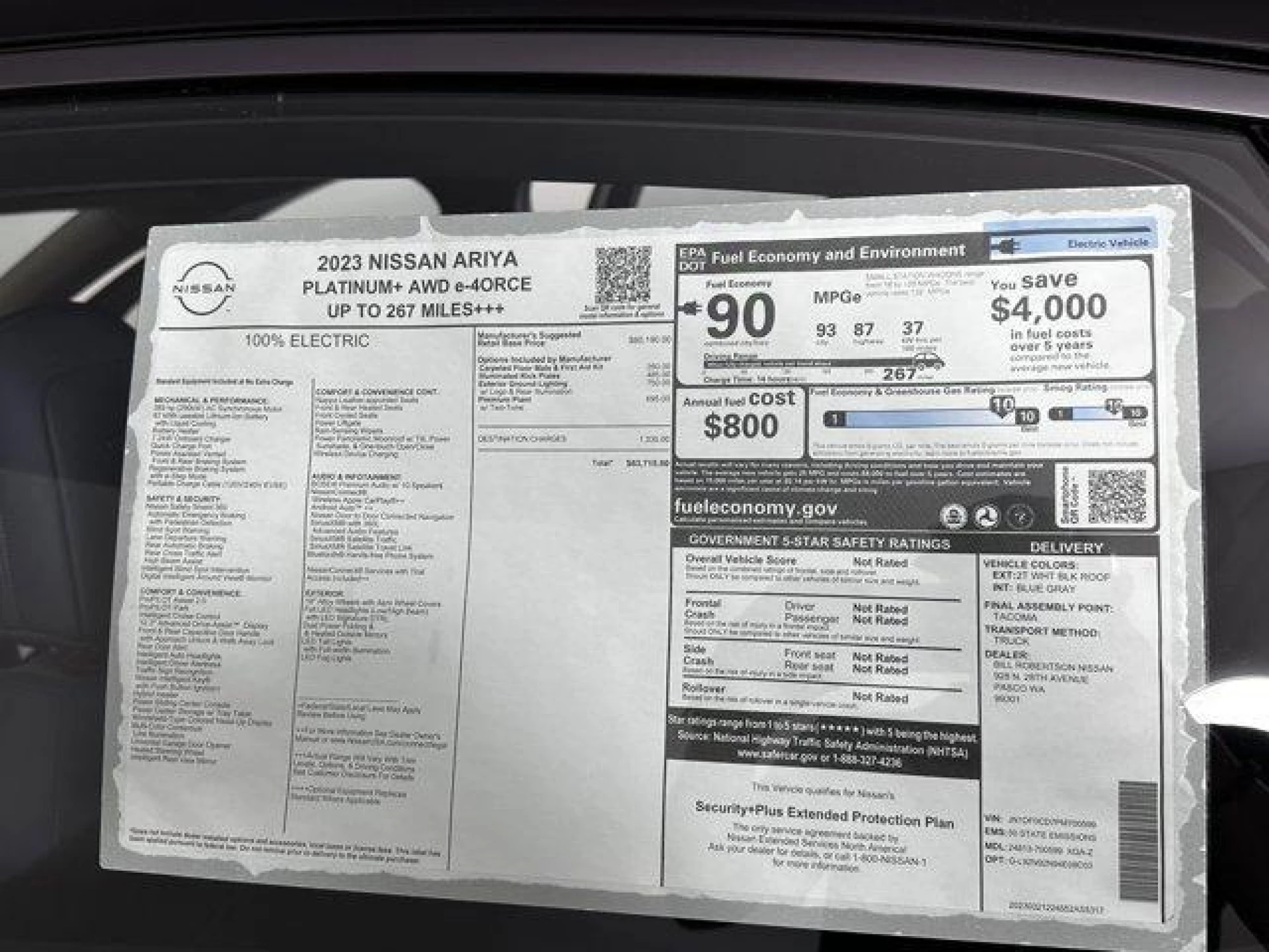 2023 Nissan ARIYA PLATINUM+