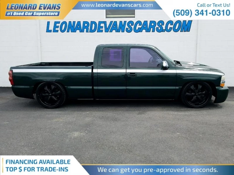 Used Chevrolet Silverado Ext Cab 143.5 4.8 liter 8 Cylinder Engine 2002