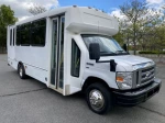 Used 2016 Ford E350 Non-CDL 15 Pass. 5 Wheelchair Shuttle Bus For Adults Medical Transport Mobility ADA Handicapped