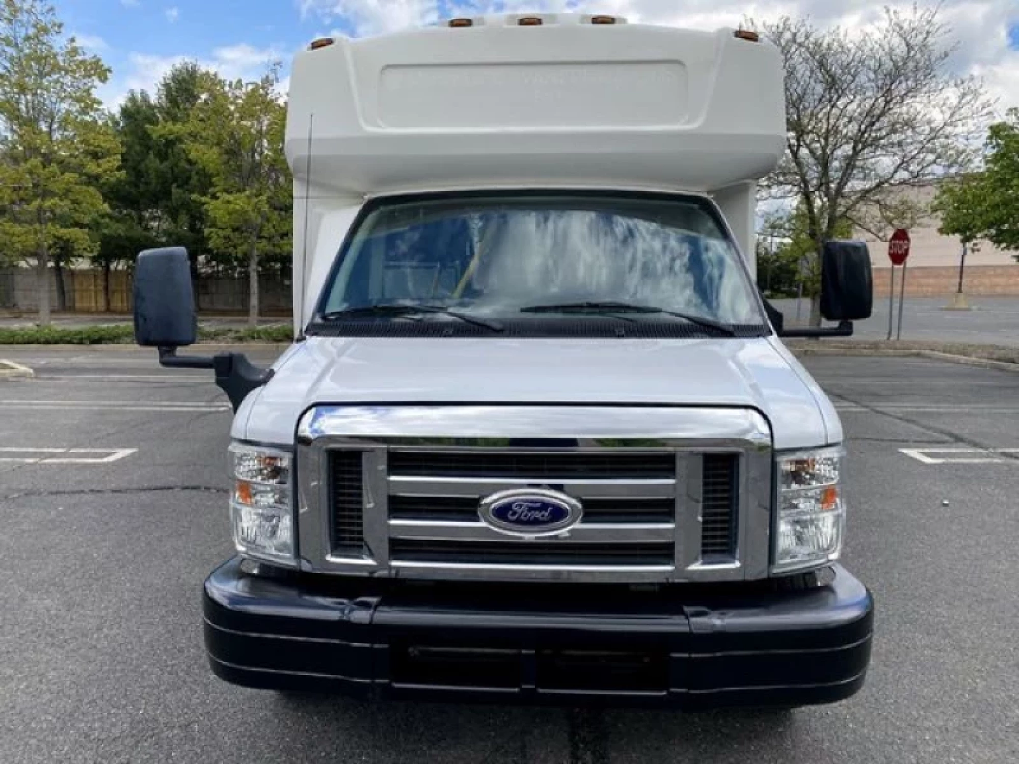 Used 2016 Ford E350 Non-CDL 15 Pass. 5 Wheelchair Shuttle Bus For Adults Medical Transport Mobility ADA Handicapped