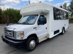 Used 2016 Ford E350 Non-CDL 15 Pass. 5 Wheelchair Shuttle Bus For Adults Medical Transport Mobility ADA Handicapped