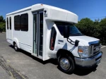 Used 2014 Ford E350 Non-CDL Wheelchair Shuttle Bus For Sale For Adults Medical Transport Mobility ADA Handicapped