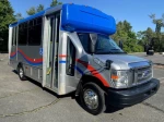 Used 2016 Ford E450 Non-CDL Wheelchair Shuttle Bus For Sale For Adults Medical Transport Mobility ADA Handicapped