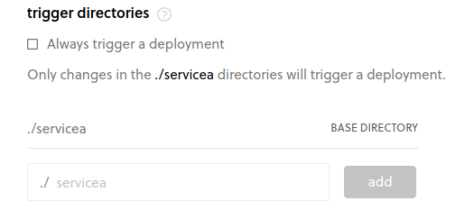 Configuración de directorios de activación