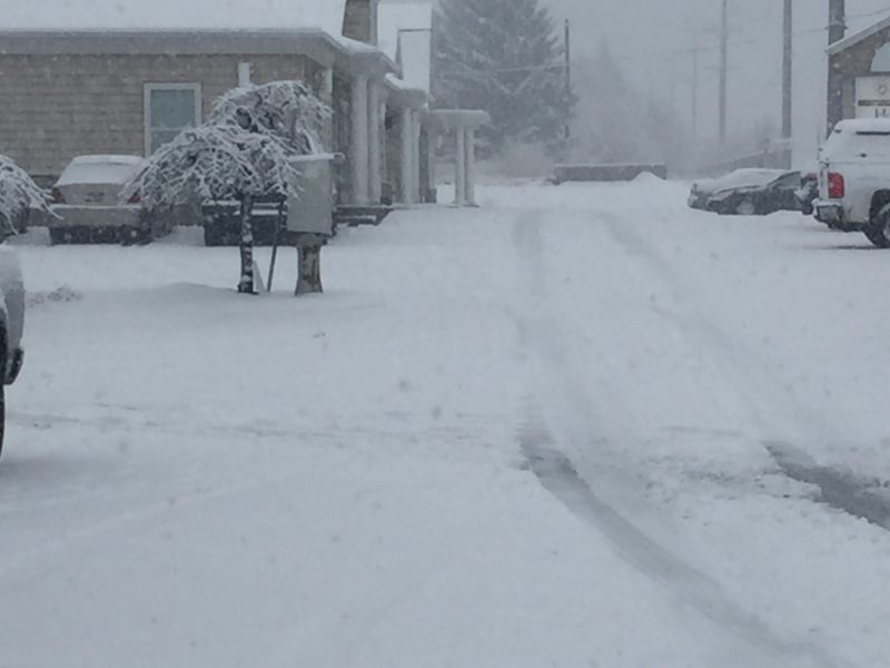 Snow everywhere