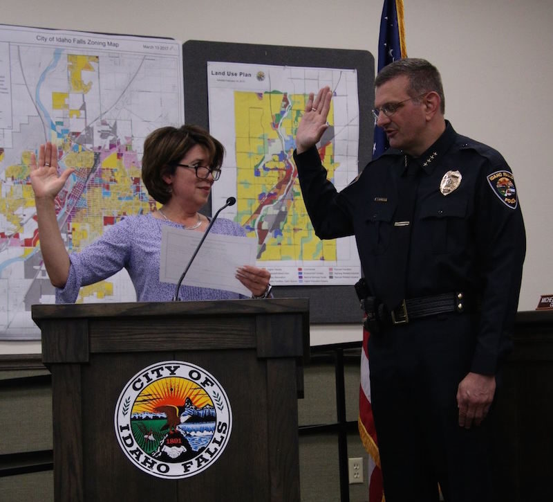 chief sworn in