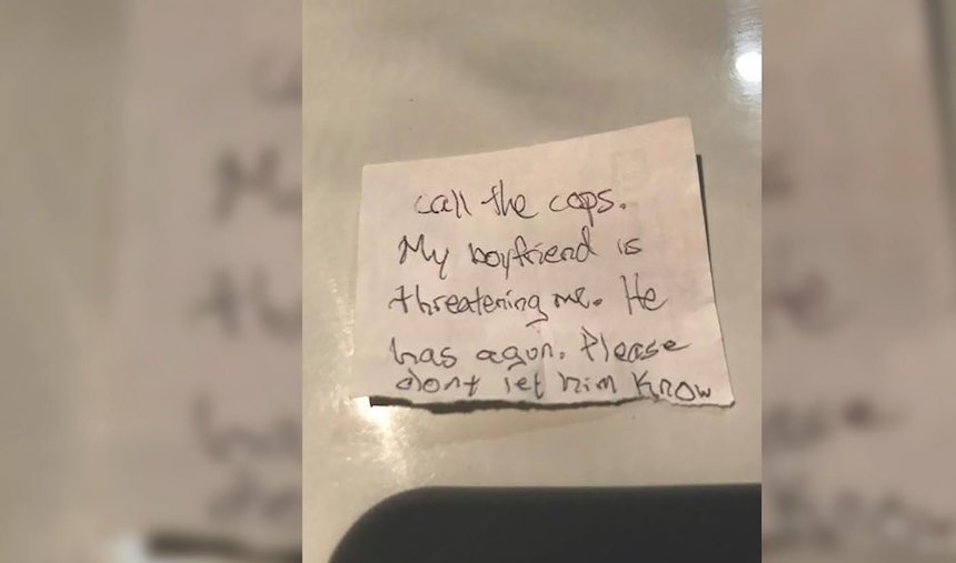 Florida woman slips note to veterinary staff pleading for rescue from