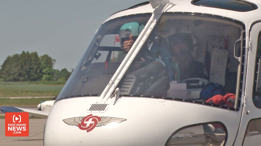 After Installing An Air Base In Soda Springs Air Idaho Rescue Met Us At The Tarmac For A Ride East Idaho News