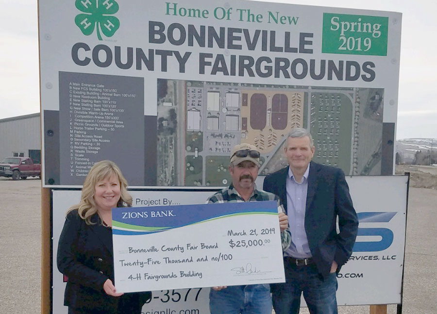 Bonneville County Fair Board receives 25,000 donation from Zions Bank