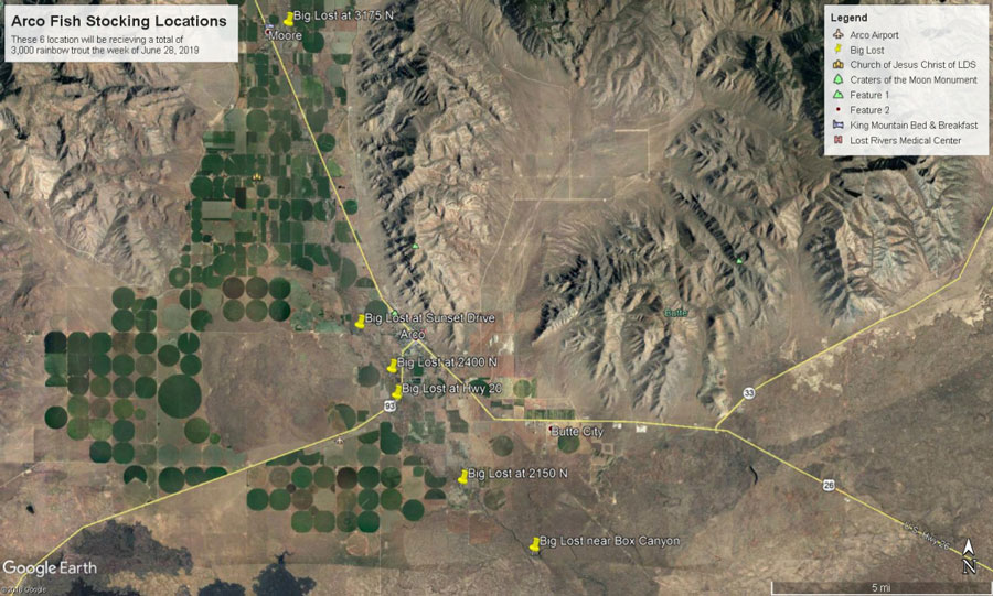 Big Lost River near Arco to be stocked with 3,000 rainbow trout around June 28 East Idaho News