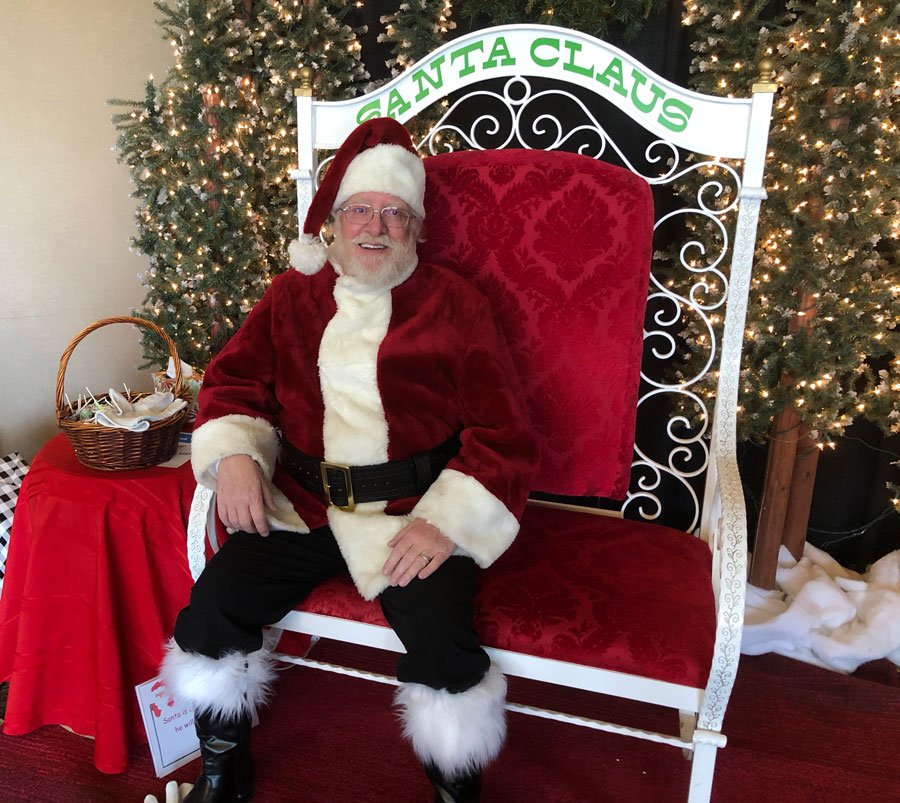 santa festival of trees