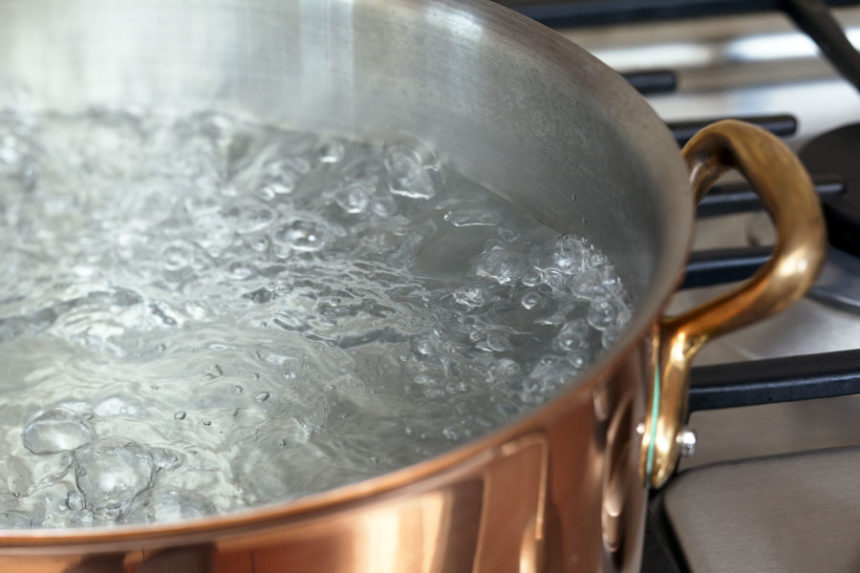 water boiling