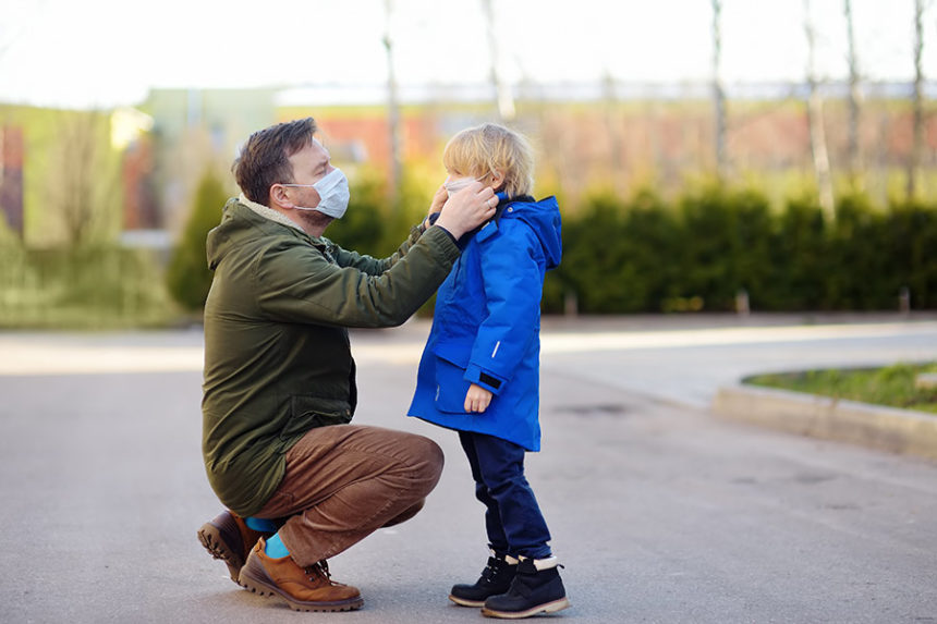 covid father son