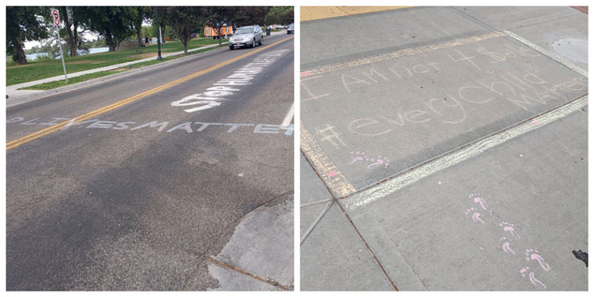 chalk drawings