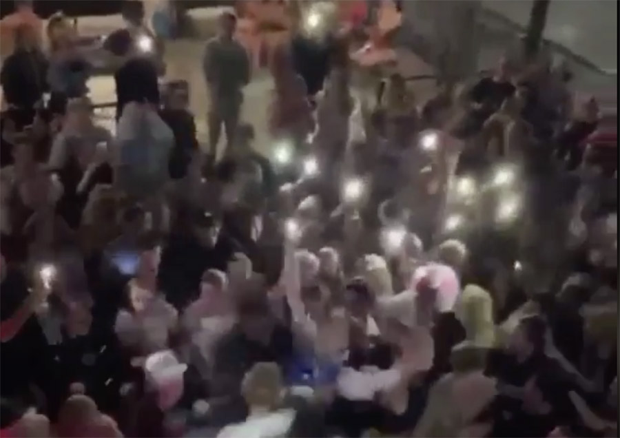 Rooftop party
