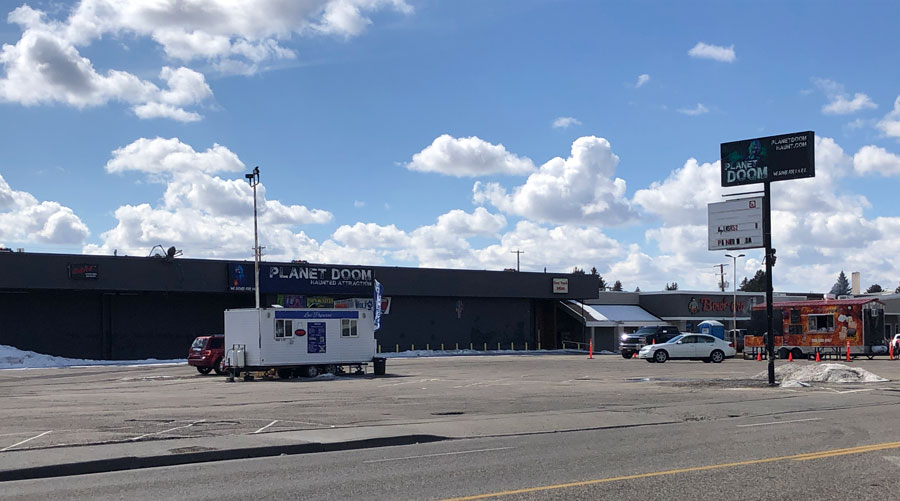 Planet Doom parking lot
