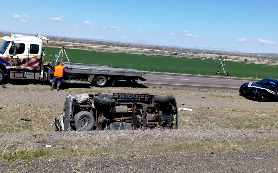 3 people hospitalized after 2vehicle crash near Fort Hall East Idaho