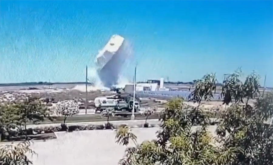 WATCH Water tank explodes in California East Idaho News
