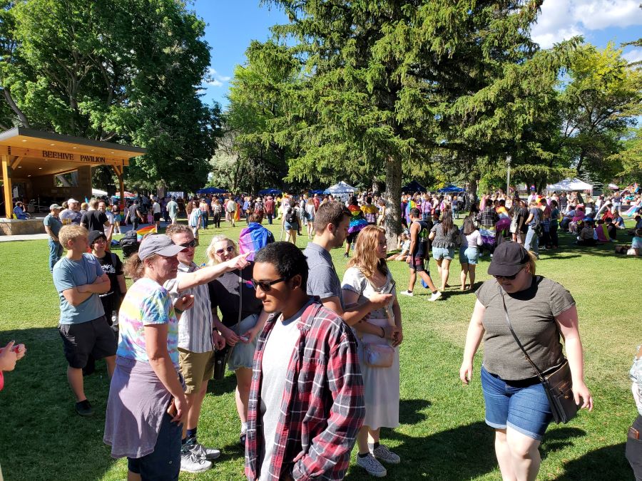 crowd