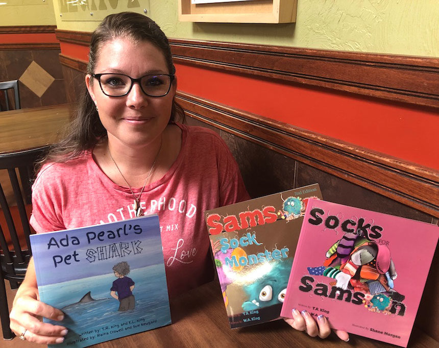 t.r. king and her books