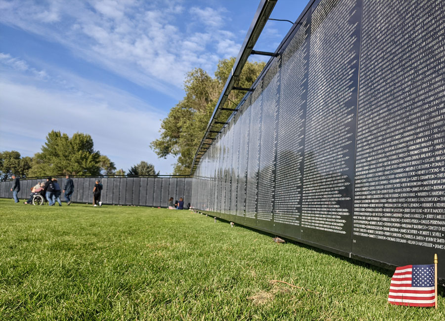 'The Wall That Heals' Vietnam Veterans Memorial replica officially