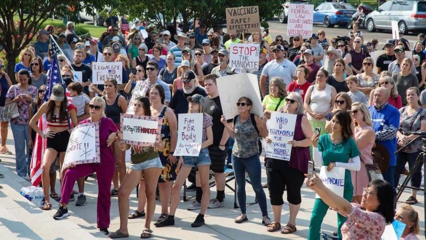 vaccine protest