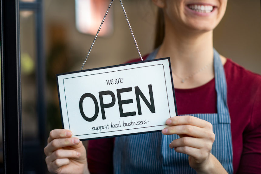 now open