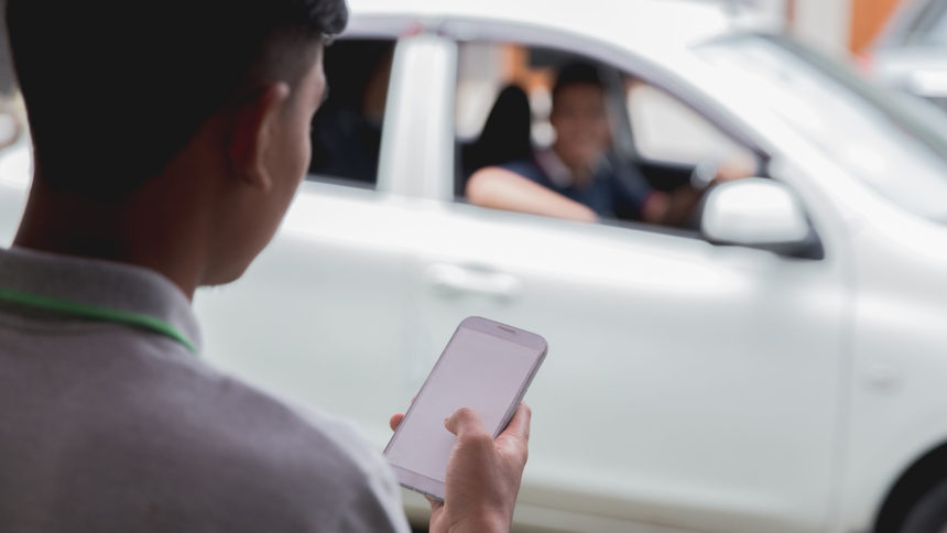 Rideshare Stock Image