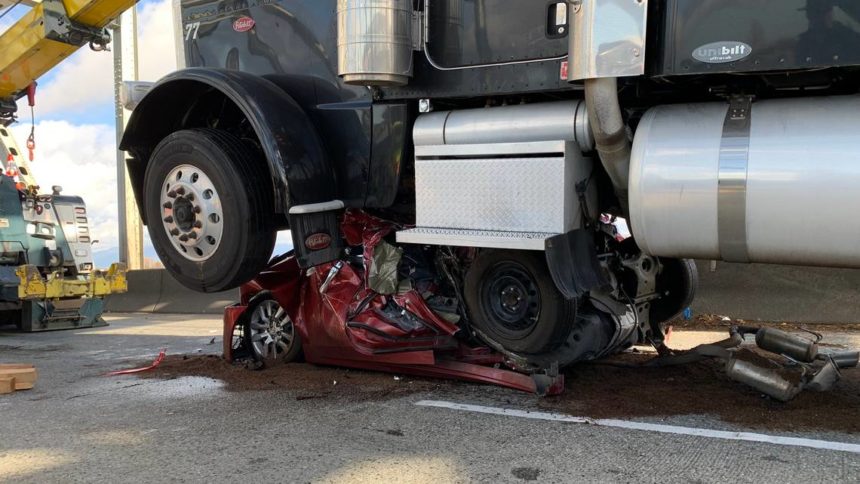 Washington Semi CRash