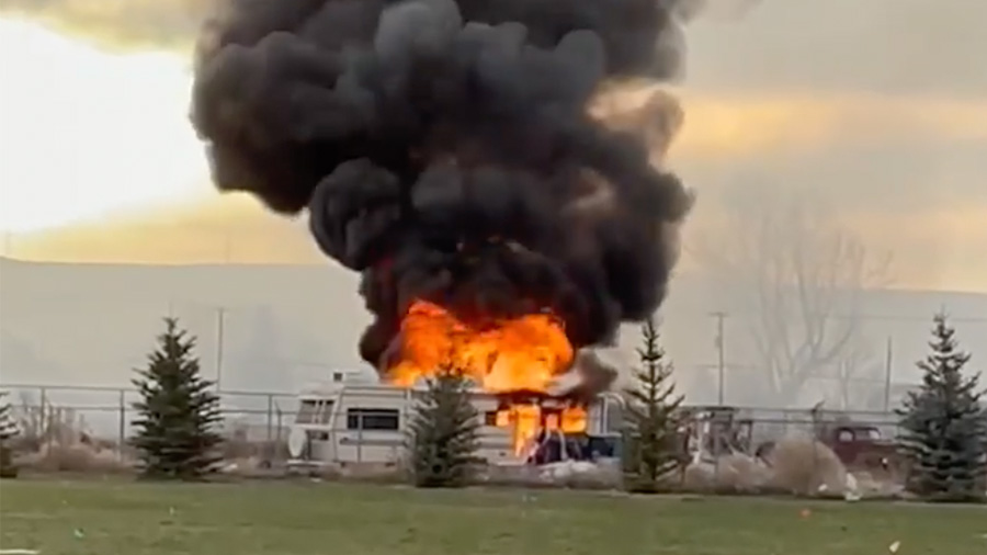 Motorhome Fire 3