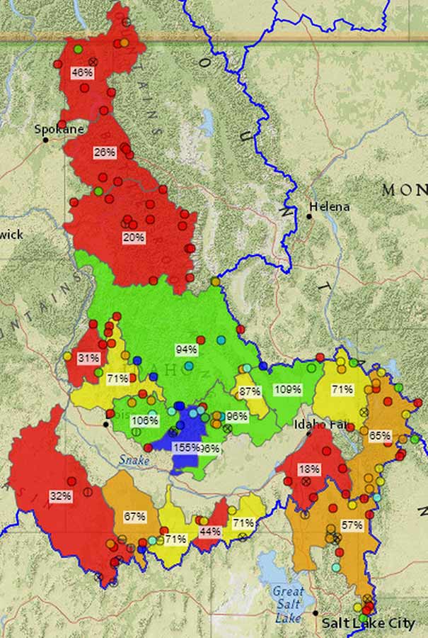 snowpack map