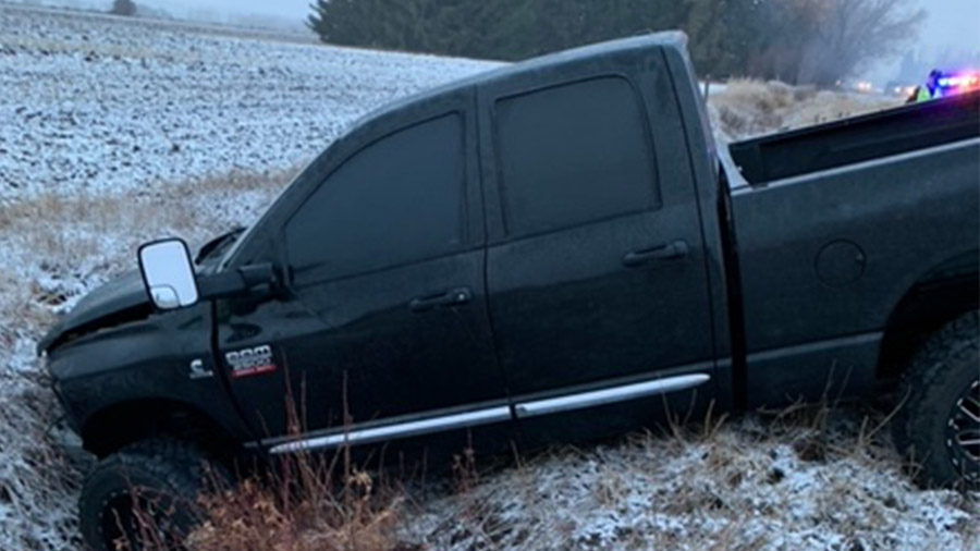 Pickup in truck
