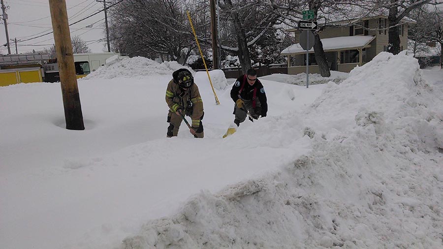 fire hydrant digging out