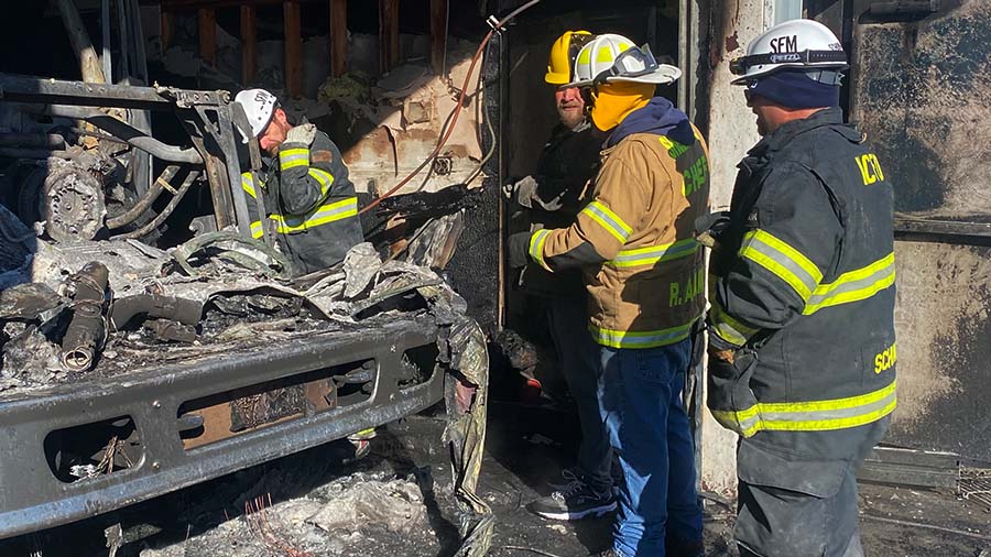 Fire investigators